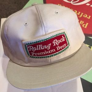 Very clean vintage rolling rock hat